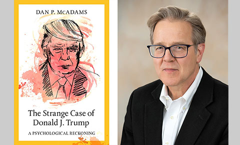 The Strange Case of Donald J. Trump cover and Dan McAdams